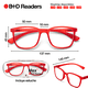 thumbnail image 4 of Lentes de Lectura B+D Max Readers Rojo, 4 of 9