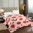 thumbnail image 7 of Kawaii Anime Hello Kitty Creative Print Plush Blanket - All-Season Comfort for the Sofa, Bed, Office, Camping, and Travel - Machine Washable, 7 of 7