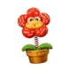 thumbnail image 5 of Bonita figura de flor del año de la serpiente con cabeza meneable, estatua de planta en maceta con forma de serpiente. Rojo, 5 of 9