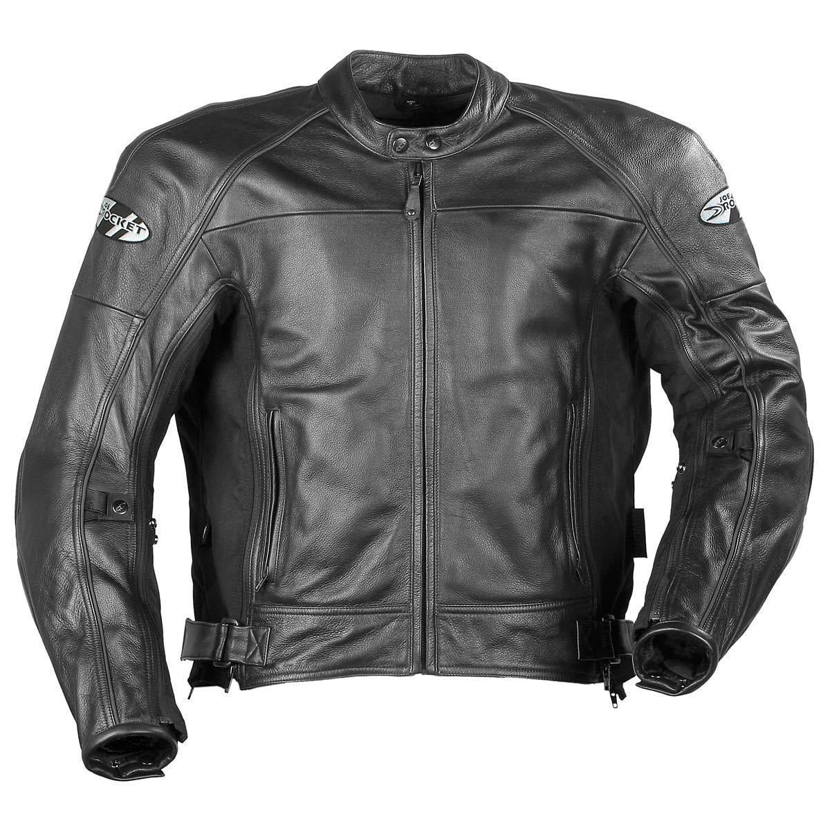 Joe Rocket 'Sonic 2.0' Mens Black Leather Motorcycle Jacket Black ...