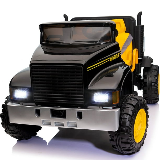 Hikiddo JC222 24V Ride on Toy, Kids Ride On Dump Truck 2 Seater with Remote