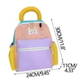 thumbnail image 3 of Xihbxyly Oferta Del Dia Mochila para Jardín de Infantes, Mochila de Protección para La Columna Vertebral, Mochila de Viaje de Color Contrastante para Niños, 3 of 5