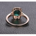 thumbnail image 3 of Anniversary Emerald Ring, Gold Emerald ring, Emerald Cut Emerald ring, Emerald gold ring, Vintage Emerald ring, Genuine emerald ring, 3 of 5