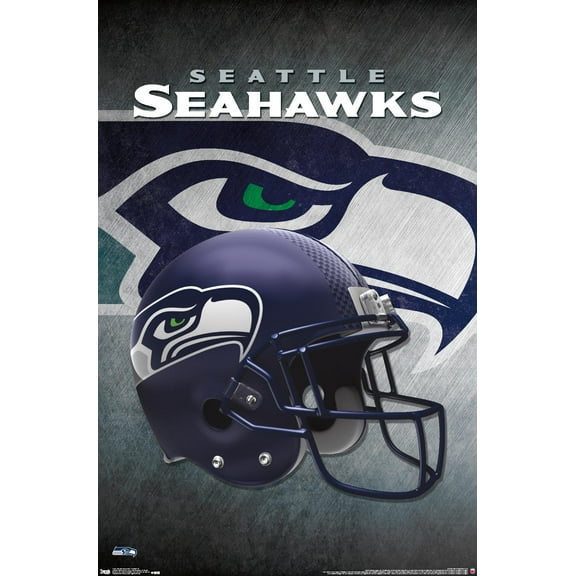 NFL Seattle Seahawks - Helmet 16 Wall Poster, 22.375" x 34"