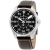 Hamilton Men's Khaki Pilot 42mm 42mm Brown Leather Band Steel Case Quartz Black Dial Watch H64611535