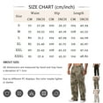 thumbnail image 2 of Havenx Mens Wide Leg Camo Sweatpants Camo Graphic Print Pants Elastic Waist Open Bottom Trousers with Pockets Athletic Joggers Workout Casual Fashion Clothing,Deep Green M, 2 of 5