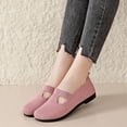 thumbnail image 6 of AUDeals Women’s Soft Sole Walking Shoes Breathable Non Slip Casual Orthopedic Shoes for Middle Aged and Elderly (Pink, 7), 6 of 8
