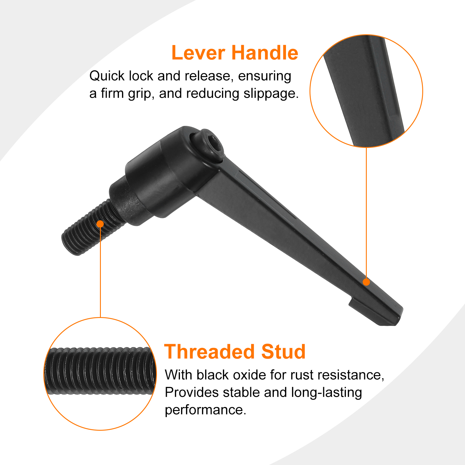 Morton Machine Works - Adjustable Clamping Handle: T-Handle, M10x1.5