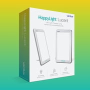 Verilux HappyLight Lucent - One-Touch Light Therapy Daylight Lamp with 10,000 Lux, UV-Free, LED Bright White Light & Detachable Stand for Boosting Mood & Improving Sleep