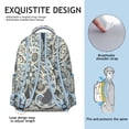 thumbnail image 5 of Paisley Gift Backpack - Stylish Waterproof Bookbag for School & Work, Spacious Laptop Backpack for College Students, Paisley Print for Women & Men, 5 of 6
