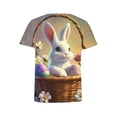 thumbnail image 4 of Womens Casual Tops Short Sleeve Crewneck Cute Easter Print T Shirt Loose Fit Summer Blouse 2026 Easter T Shirt Women, 4 of 5