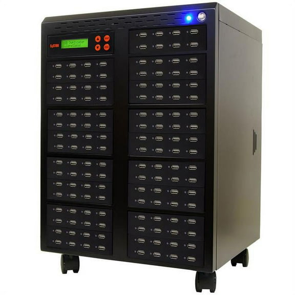 Systor  1 to 135 USB Duplicator & Sanitizer 2GB & Min Standalone Multiple Flash Memory Copier & Storage Drive Eraser, Speeds Up to 33MB & Sec