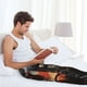 thumbnail image 5 of Fotbe Cyberpunk Skull American Flag Pantalones de Pijama para Hombre, Pantalones de Dormir, Pantalones de Casa con Cintura Ajustable y Bolsillos-Small, 5 of 6