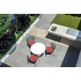 thumbnail image 7 of FBTS Prime 16x17 inch All-Weather Red Geometric Outdoor Seat Pads, Pack of 2, 7 of 7