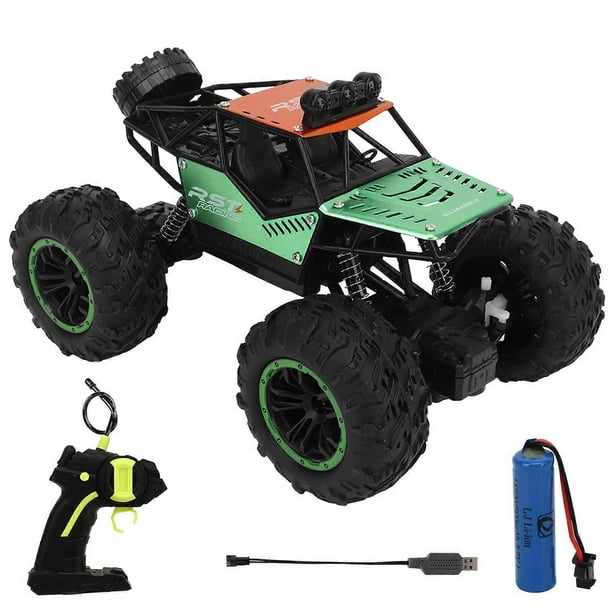Remote Control Stunt Car 360 Degree Rotating 4 Wheel Drive RC Car Vehicle Toy for Kids Green