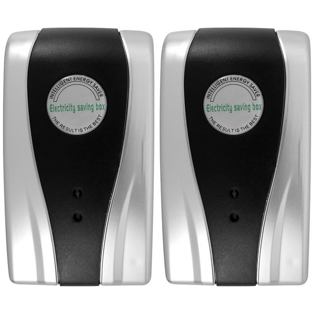 2Pcs Power Saver 90V-240V Intelligent Electricity Saving Box Stable Household Energy Saver
