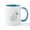 White/Blue Inside, variant on CafePress - Poodle (W3) Mug - 11 oz Ceramic Mug - Novelty Coffee Tea Cup