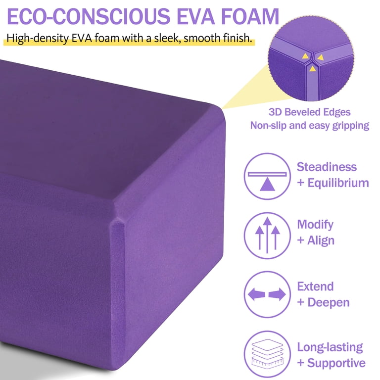 Yoga Block and Strap Set With Metal D-Ring photo 6