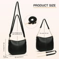 thumbnail image 2 of SENDEFN Small Shoulder Handbags for Women Waterproof Purse Soft Leather Crossbody Bags with Removable Shoulder Straps, 2 of 6