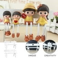 thumbnail image 4 of Shisuyan Miniature Bench White 2Sets 7.7X6.3X3.9In Simple Design, 4 of 8