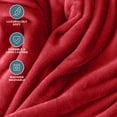 thumbnail image 5 of Bare Home Microplush Fleece Blanket - 300 GSM - Fuzzy Microfleece - Soft & Plush - Throw/Travel, Red, 5 of 10