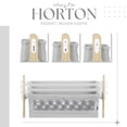 thumbnail image 4 of Dream On Me Horton Bassinet and Bedside Sleeper for Newborn In Gray, Large Storage Area, 4 of 9