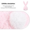 thumbnail image 3 of Minkissy 1Set Plush Rabbit Doll Pink Bunny Shape Stuffed Toy For Children Home Decoration 11.8x5.9x3.1in, 3 of 8