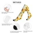 thumbnail image 5 of Lsque European-style Pattern Sunflower Pattern Sport Compression Socks for Men & Women 15-20 mmHg Knee High Nurse Pregnant Running Medical and Travel Athletic, 5 of 6