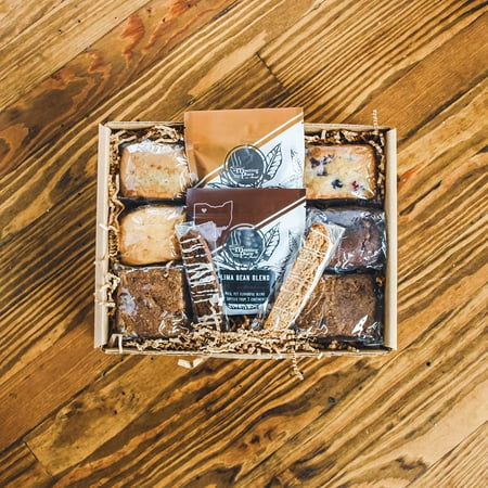 Gourmet Breakfast Gift for Dad with Dark Roast Coffee