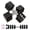 Black-7.5LB Each [15 LBS Pair], variant on 15lb 20lb 30lb 40lb 50lb Adjustable Dumbbell Set Free Weights Dumbbells For Women Men Hand Sets Adjust Weight Home Gym Exercise Workout Strength Equipments