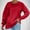 Red, variant on GaThRRgYP Tops for Women Trendy,Womens Blouses Short Sleeve,Women's Loose T-shirt Long Sleeves Blouse Round Neck Casual Tops Sweatshirt Blue S