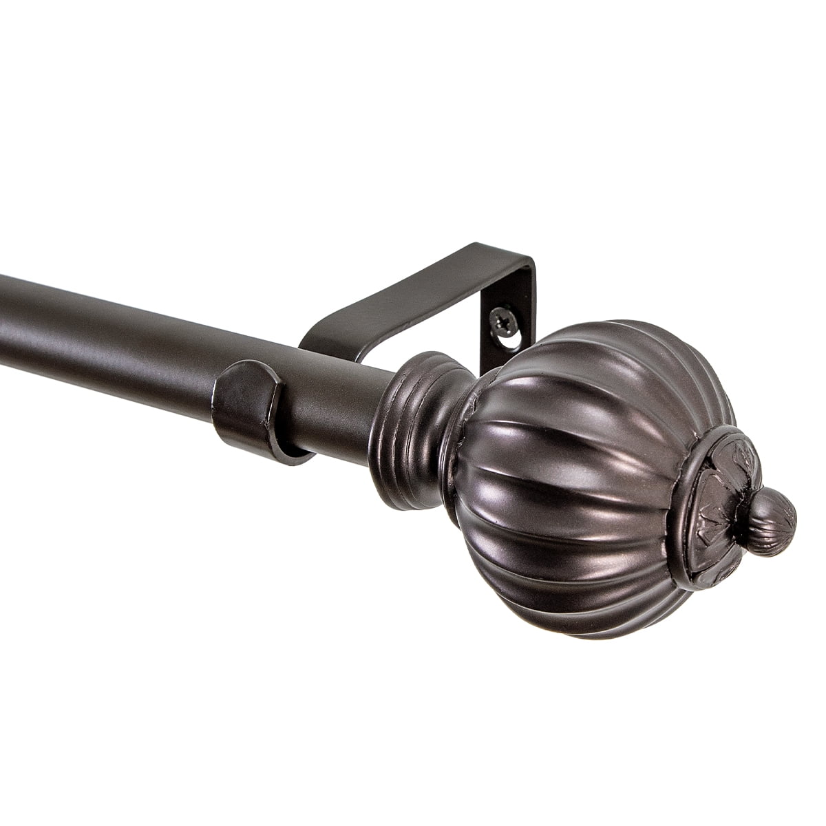 UTOPIA ALLEY 3/4 Inch Curtain Rod - Curtain Rods For Windows 48 to 86 Inch, Adjustable Drapery Rods, Oil rubbed bronze Curtain Rods, Bedroom & Living Room Decorative Curtain Rods, Tapestry Poles