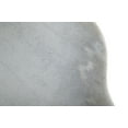 thumbnail image 3 of HomeRoots 487349 22 in. Marble Triangle End Table, Black & White, 3 of 5