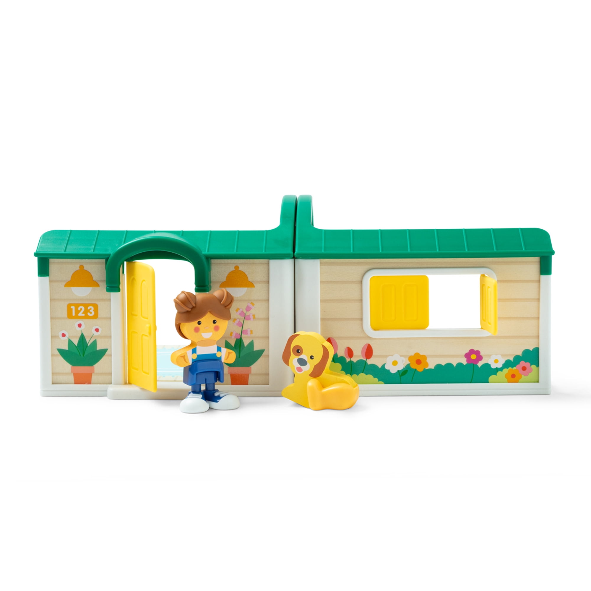 Melissa & Doug Cheery Lane Modular Dollhouse Play Set, Ages 2+