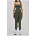 thumbnail image 2 of AEXTO Womens Workout Sets Two Piece Spaghetti Strap Tank Top Matching High Waist Leggings Gym Work Out Clothes, 2 of 15