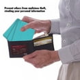 thumbnail image 4 of Slim Minimalist Front Pocket RFID Blocking Leather Wallets for Men Women, 4 of 5