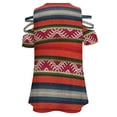 thumbnail image 5 of Peruvian Textile Pattern Womens Summer V Neck Zipper Top Short Sleeve T Shirt Off Shoulder Top Casual Classy Loose Shirts, 5 of 7