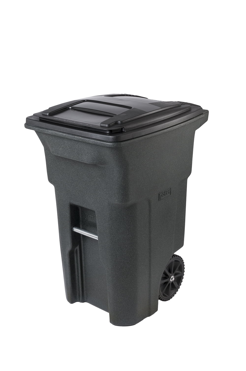 64 Gal. Trash Can Greenstone with Wheels and Lid