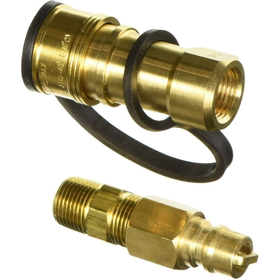 Mr. Heater Quick Connector F276187 - 3/8" Male Pipe Thread - Durable, Multicolor