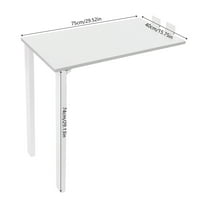 White Wall Mounted Folding Table Wood Folding Dining Table Folding Table