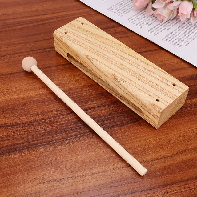 LOLIPPYY 1Ensemble Instruments de Percussion Entraînement Rythmique avec Maillet Bois Franc
