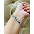 thumbnail image 2 of VRJewels Natural Tourmaline Tennis Bracelet in 925 Sterling Silver Jewelry for Women, 2 of 4