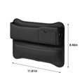 thumbnail image 3 of CxhicLuv Car Seat Filler Organizer, Auto Console Storage, Leather Multifunctional 30x21cm, Car Interior Accessories, Phone & Sunglass Storage for Drivers, Families, Black, 3 of 8