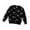 Black, variant on Kids Toddler Baby Girls Boys Fall Knit Sweater Star Print Long Sleeve Coat Cardigan Tops White 4-5 Years