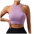 thumbnail image 1 of Sujetador con hebilla lateral delantera y bordes de encaje para mujer - Sin aros, sin costuras, para yoga y dormir, talla pequeña, informal y sexy, 1 of 7