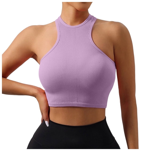 Sujetador con hebilla lateral delantera y bordes de encaje para mujer - Sin aros, sin costuras, para yoga y dormir, talla pequeña, informal y sexy