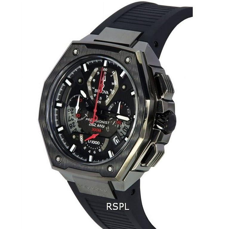 Bulova Precisionist X Chronograph Black Dial Quartz Diver's Bulova Precisionist X Chronograph Black Dial Quartz Diver's