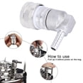 thumbnail image 3 of Connecteur Rapide, Coupleur de Fût Résistant à la Rouille, Acier Inoxydable Résistant à l'Usure pour Fournitures Industrielles, 3 of 7