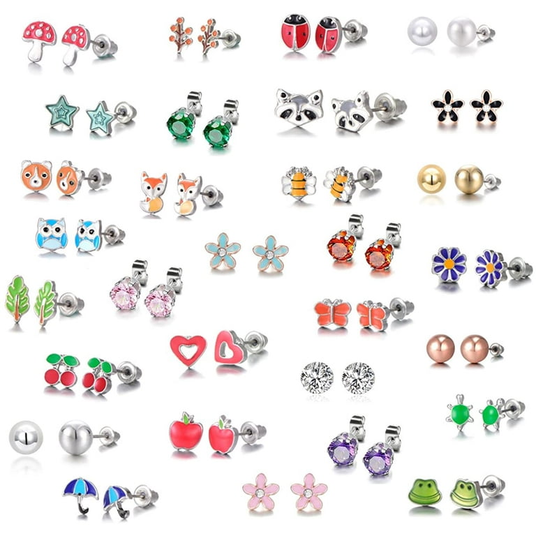 Hypoallergenic earrings for girls sale