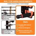 thumbnail image 2 of Fishing Rod Holders Fishing Pole Holders for Garage, Fishing Rod Rack Wall or Ceiling Mounted Fishing Rod Rack Holds up to 10 Rods, 2 of 7